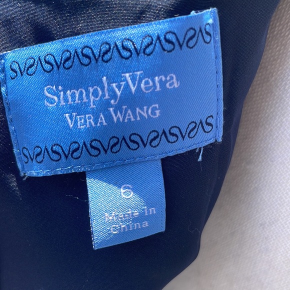 Simply Vera• Navy Formal Dress - Picture 7 of 8